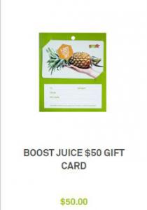 boost juice voucher